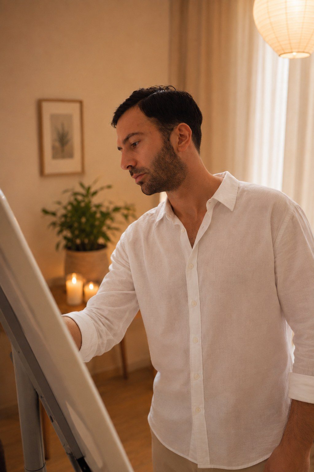 Hakki Türeyen am Flipchart – Mind Reset Workshop Hannover